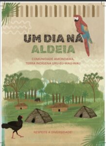 Livro do projeto Um Dia na Aldeia está disponível para download com artes e projeto gráfico de Kath Xapi Puri e Wanessa Ribeiro.