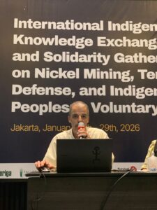 Coordenador executivo do Opi, apresentou a Plataforma Mapi durante reunião em Jakarta, na Indonésia.