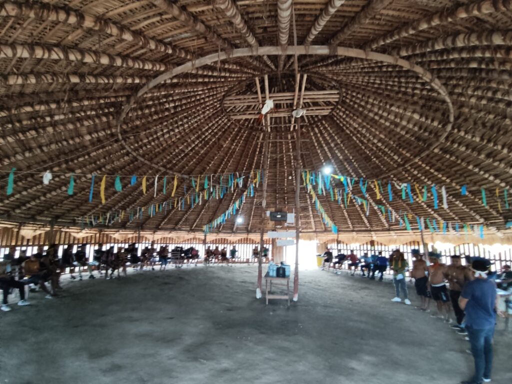 Assembleia dos povos da Terra Indígena Ararà. Foto: Acervo Funai